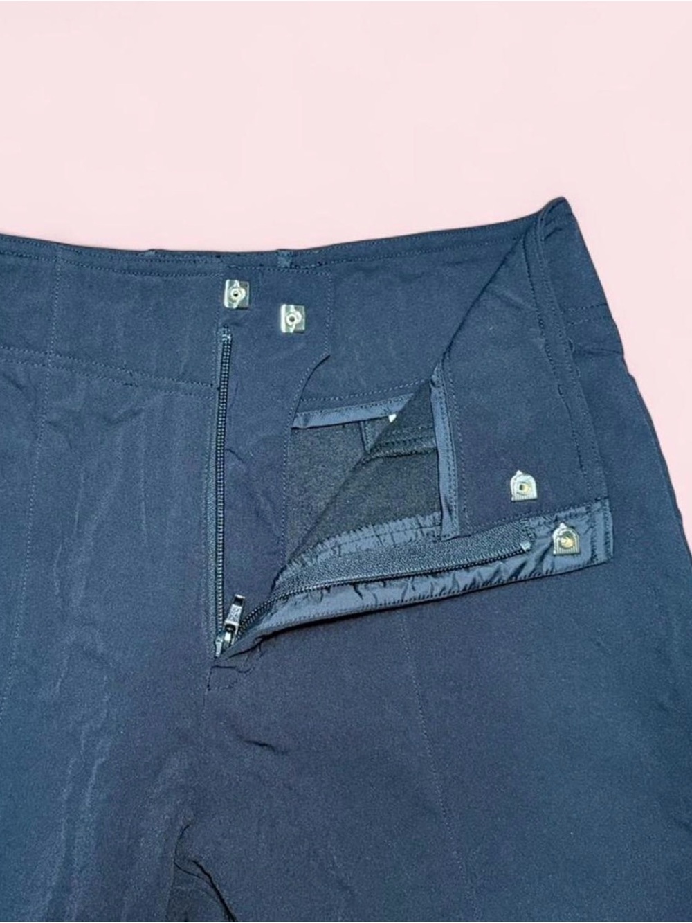 Schoeller WB-400 Softshell Ski Snow Pants Womens Petite 8 Black Stretch - Picture 6 of 8